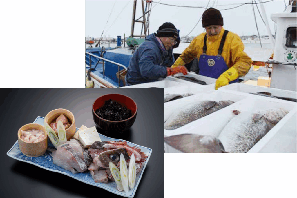 漁師さんと寒鱈